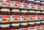 Rayon de pots de Nutella