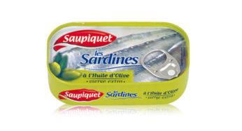 Rappel de sardines Saupiquet