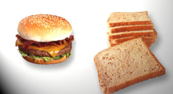 Reminder of cheeseburgers and bread