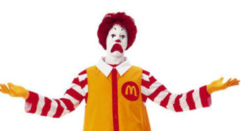 Ronald McDonald on the harness ?