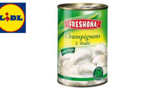 Recall of mushrooms canned at LIDL