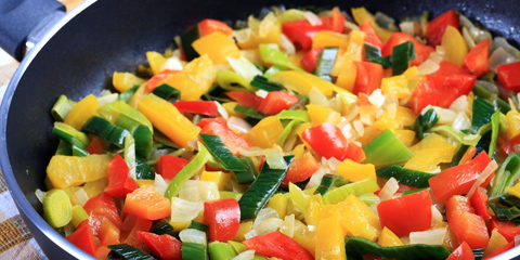 Fried vegetables