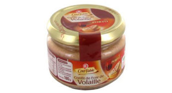 Recall of poultry in the Porto liver confit