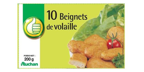 Fried poultry - Auchan Pouce