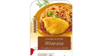 Rappel d’Escalope de Dinde Milanaise