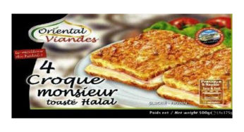Reminder of Halal sandwich