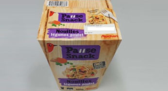 Rappel de boites “Pause Snack”