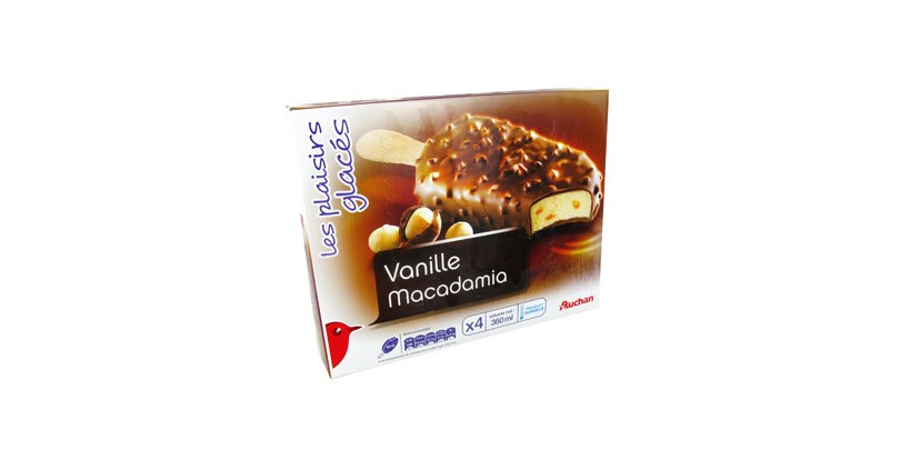 Ice - Vanilla-macadamia-auchan