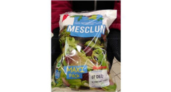 Auchan : Recall of Mesclun