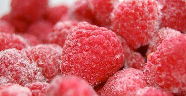 frozen raspberries