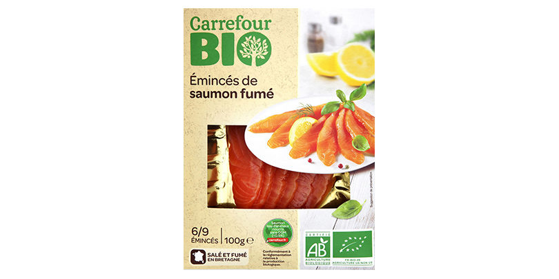 Éminces de saumon Bio - Carrefour