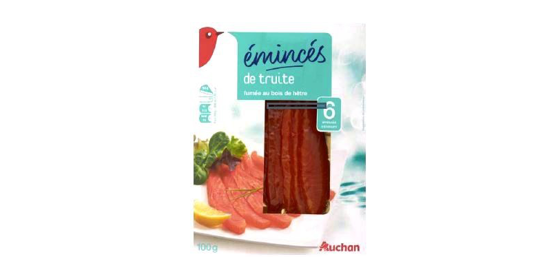 smoked trout - Auchan