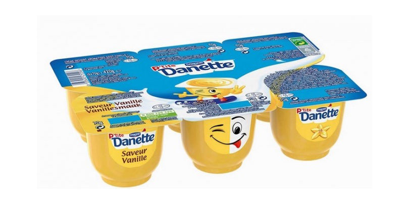 Danone Ptite Danette - saveur vanille