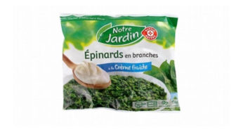 Recall : Spinach bags cream
