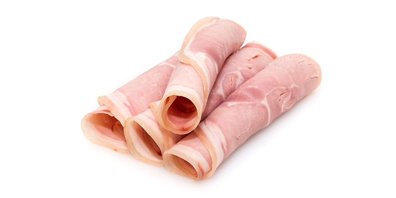 ham slices with listeria