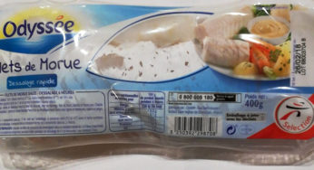 Recall : Cod fillets