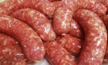 Sausages with Salmonella