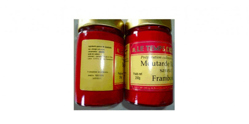 Moutarde - Framboise Temps des mets