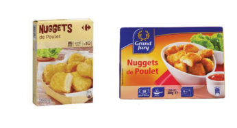 Chicken Nuggets with plastic pieces