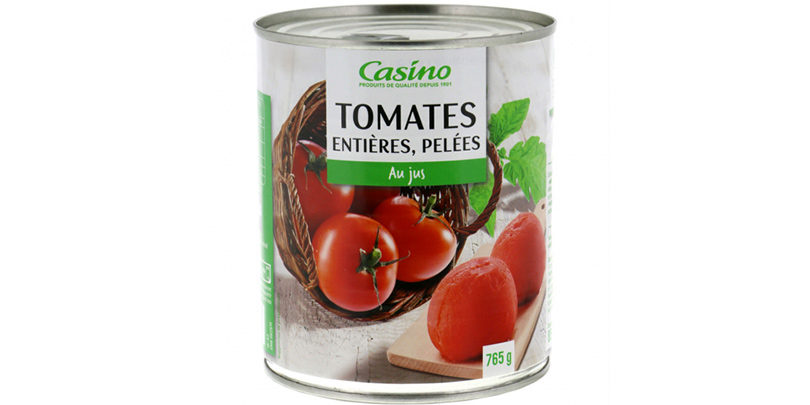 Tomates pelees