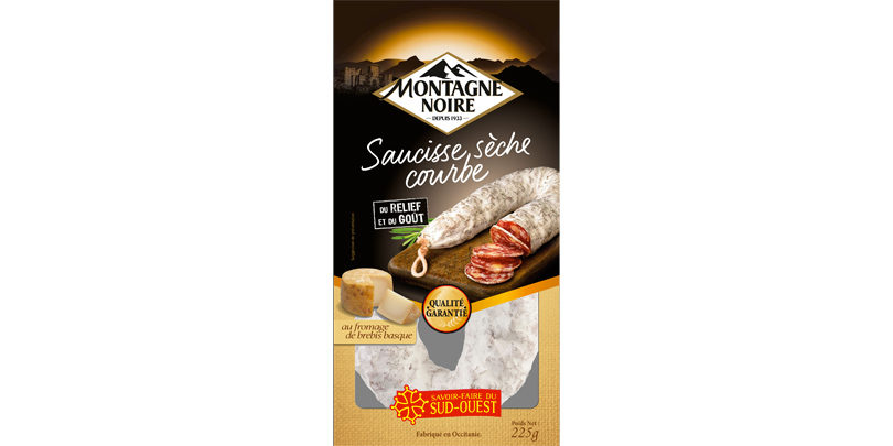 Saucisse courbe fromage